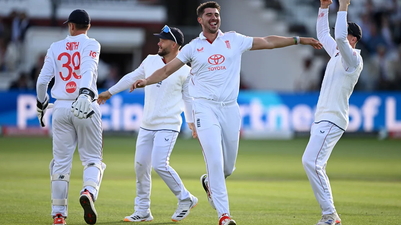 ENG vs NZ 2026, ENG vs NZ 1er rapport de match test, 4-7 juin 2026