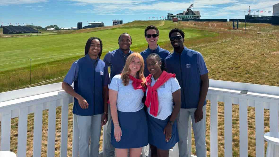 À l’US Open, les étudiants suivent un cours intensif de développement professionnel du golf