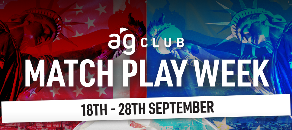 AG Club – Événement Match Play du 18 au 28 septembre