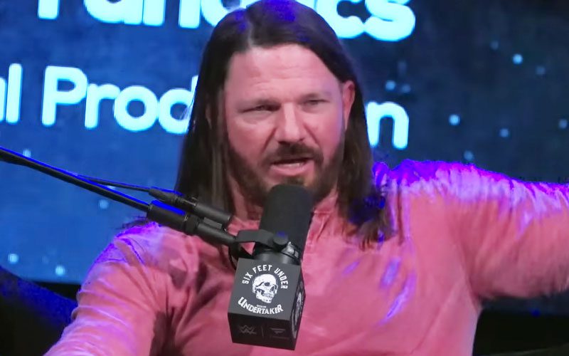 AJ Styles dit que les victoires et les défaites à la WWE ne signifient rien