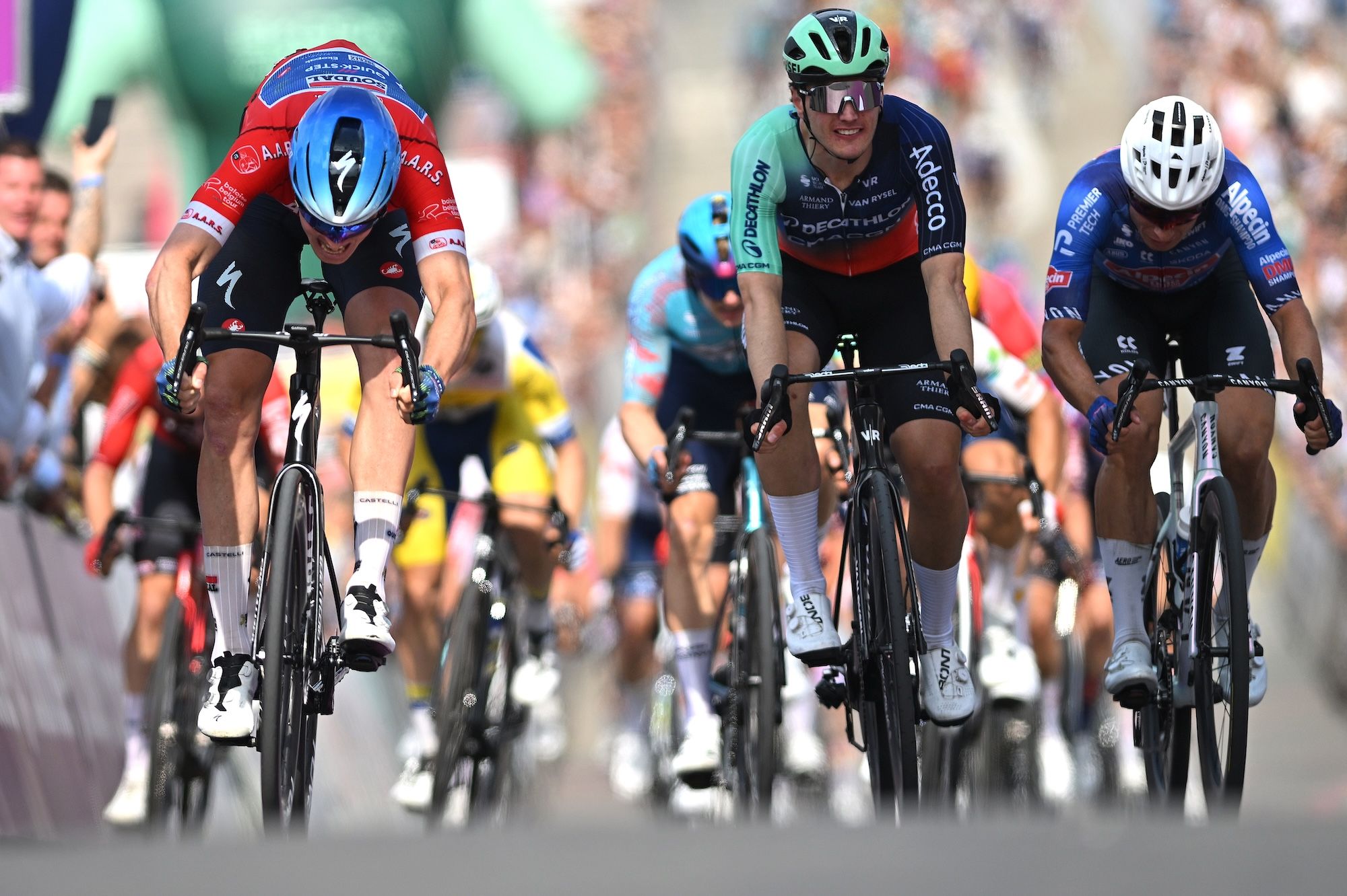 Baloise Belgium Tour: Tim Merlier remporte la deuxième étape et prend la tête de la course