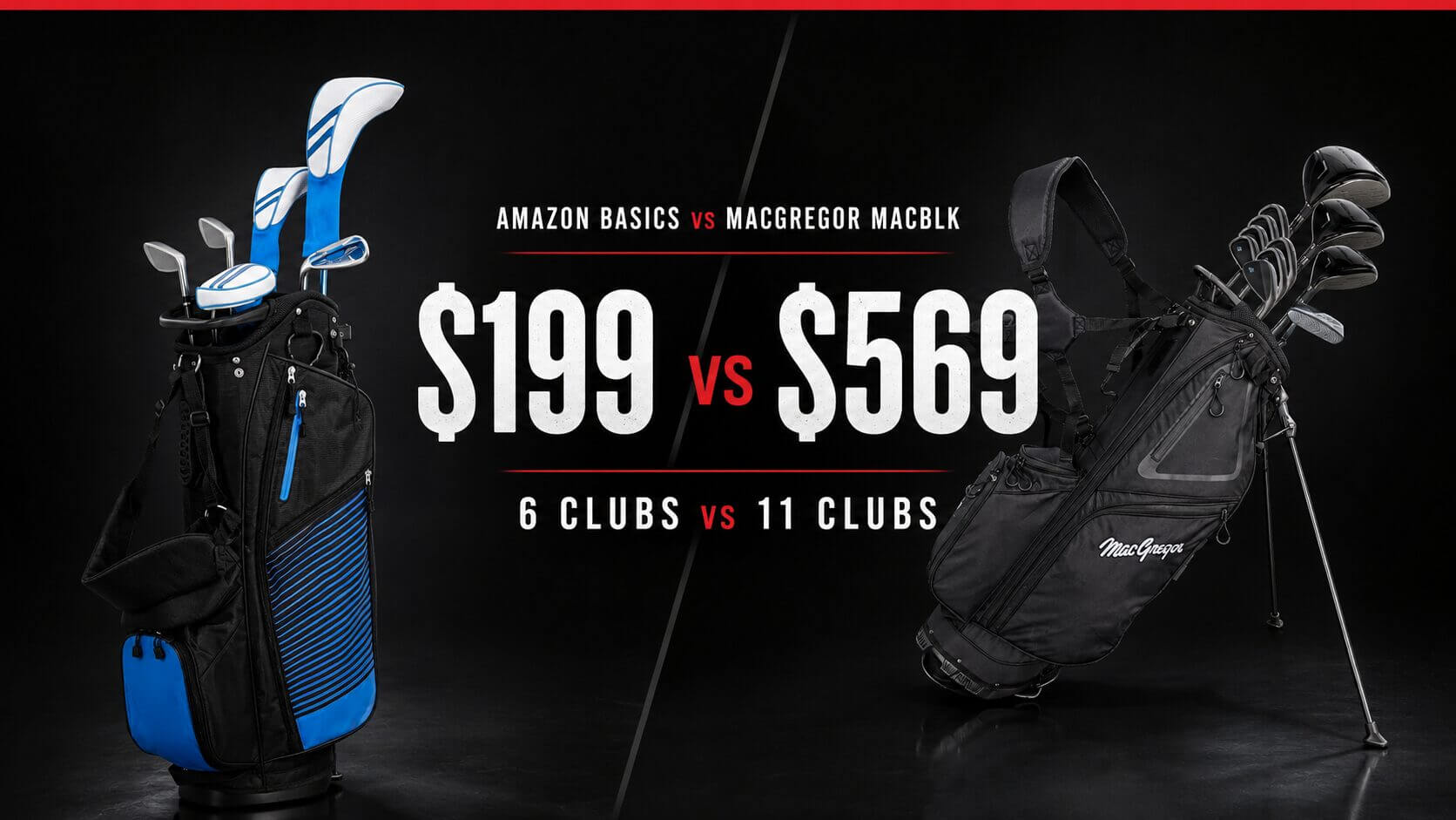 J'ai comparé la configuration de golf à 199 $ d'Amazon à un meilleur ensemble d'entrée de gamme