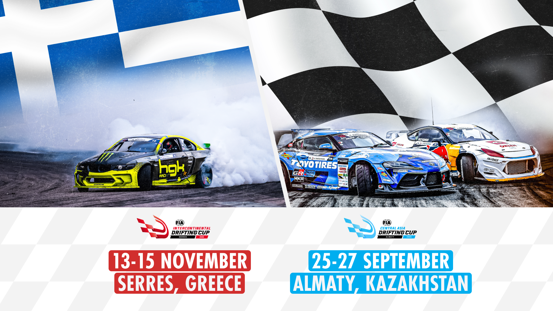 La Grèce accueillera la Coupe Intercontinentale de Drifting de la FIA 2026 alors que la FIA lance ses premières compétitions régionales de drifting