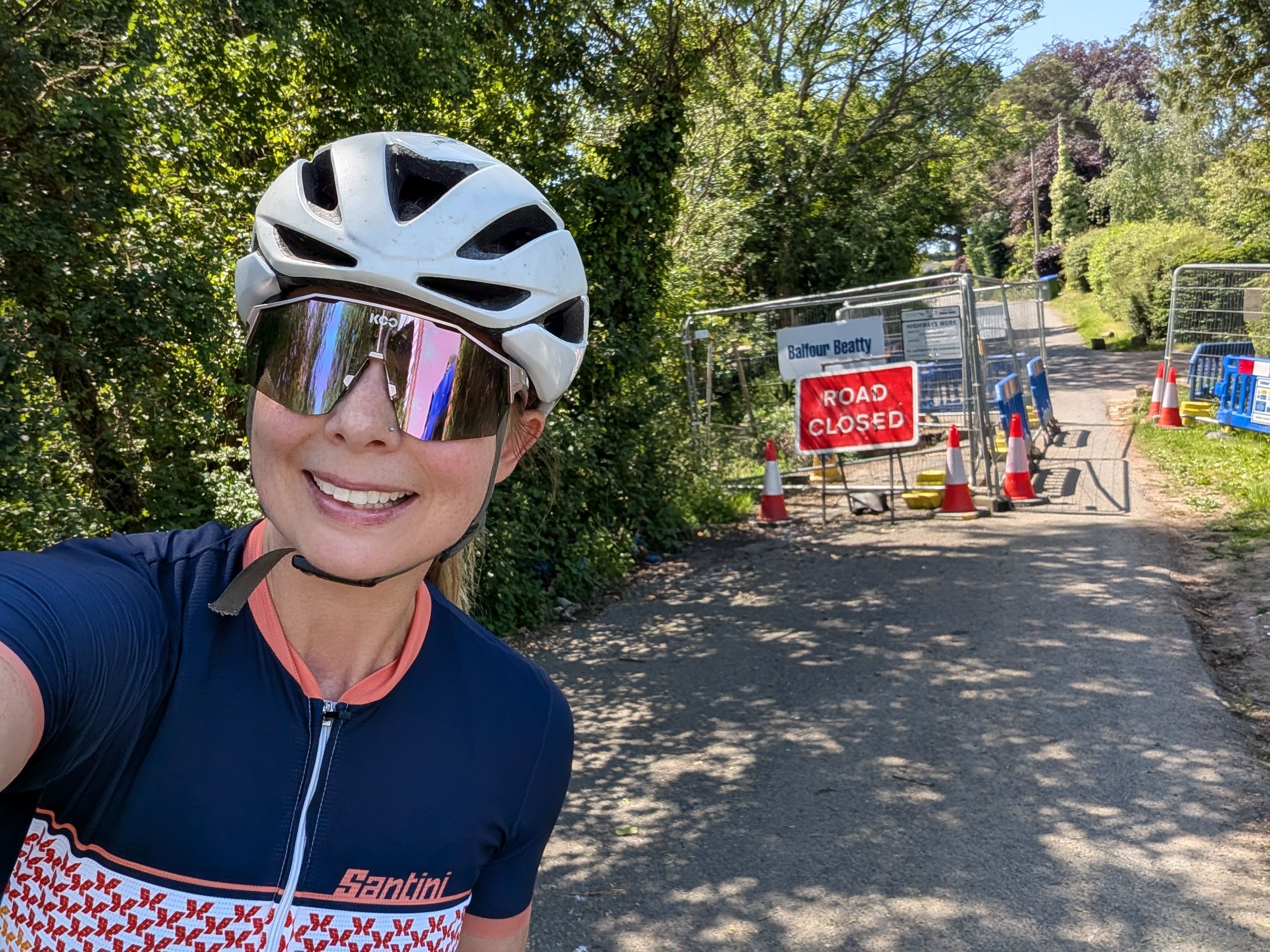 Les cyclistes adorent les bonnes fermetures de route – celle-ci a contribué à bannir les pensées intrusives de laisser mes enfants sans mère