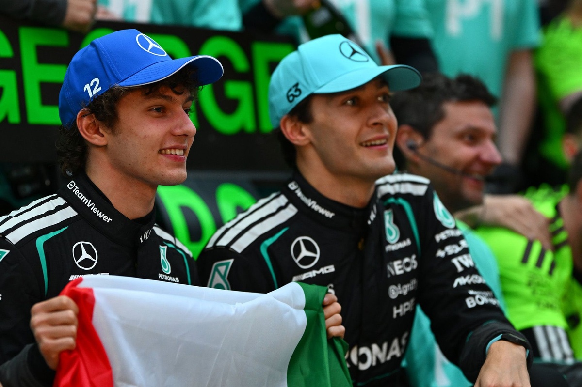 Mercedes rejette les spéculations sur le favoritisme entre Russell et Antonelli