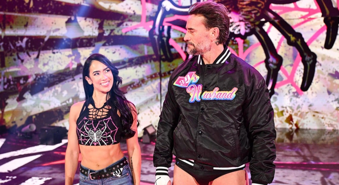 AJ Lee and CM Punk