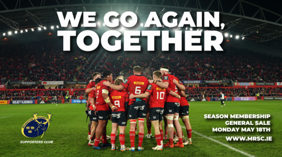 Munster Rugby | Abonnements MRSC en vente générale