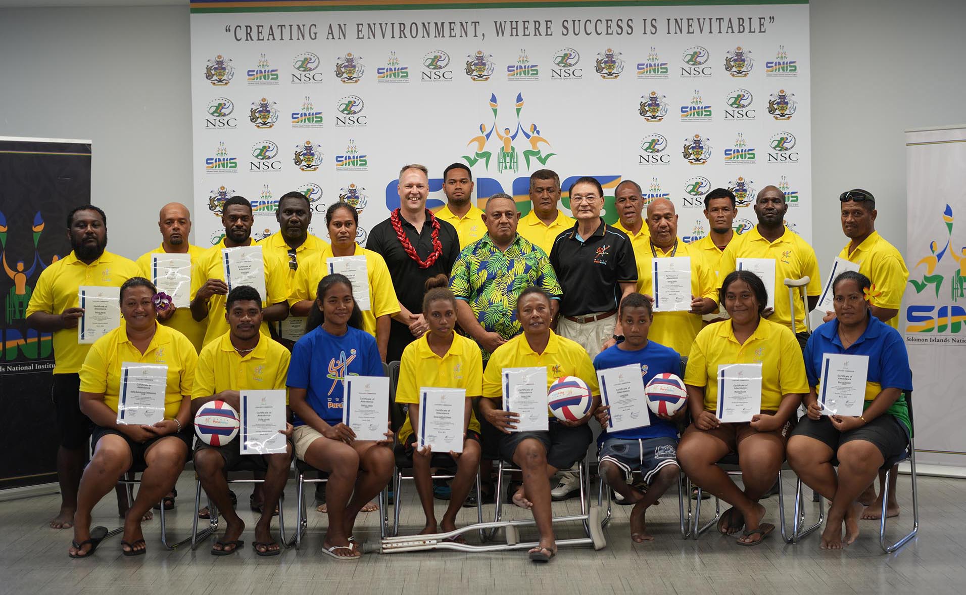 Première conclusion historique : un cours de formation en double paravolley donne du pouvoir aux nations du Pacifique < World ParaVolleyWorld ParaVolley