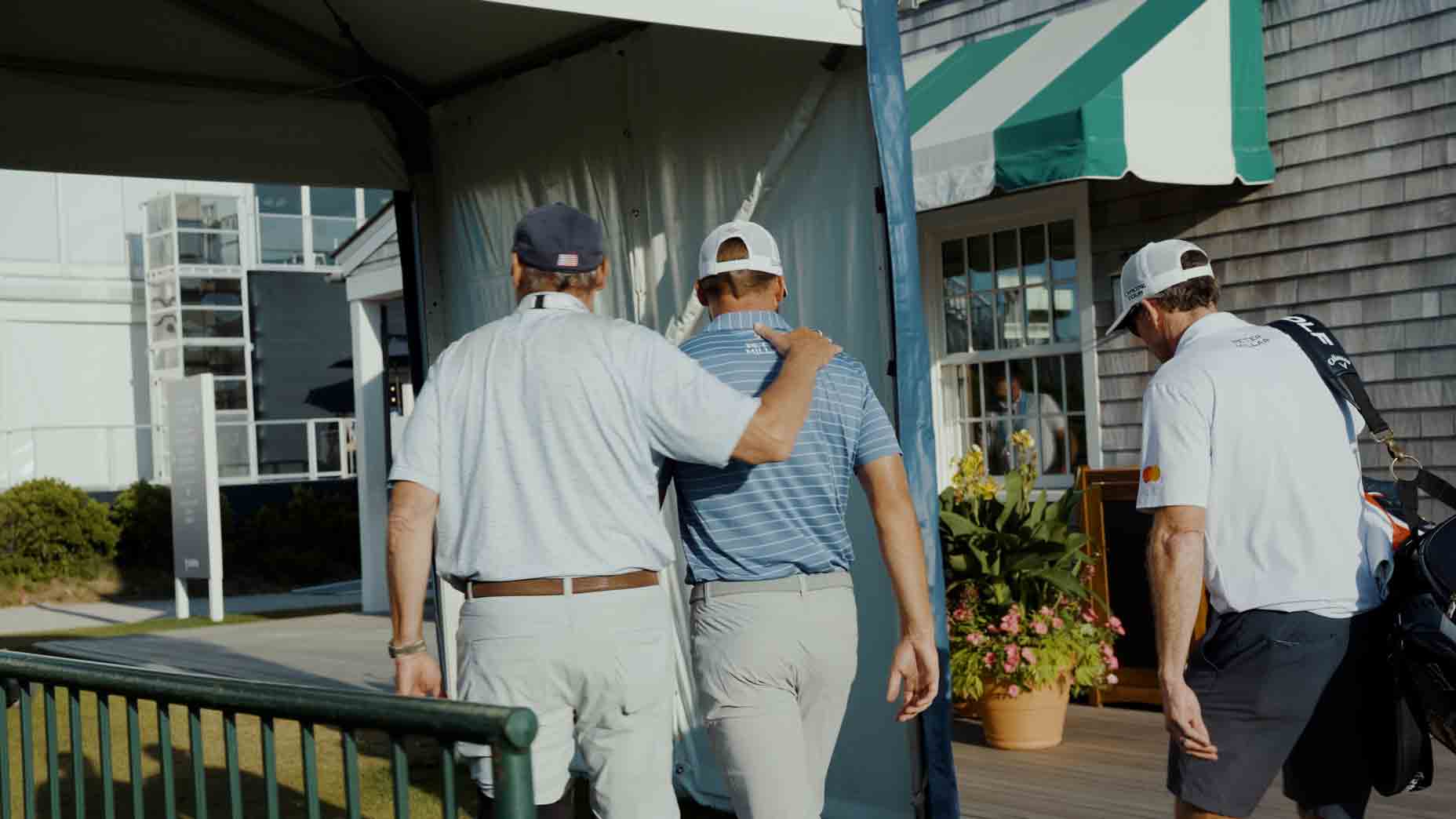 Sam Burns a appris le sort de l'US Open. Puis les paroles du père le font pleurer