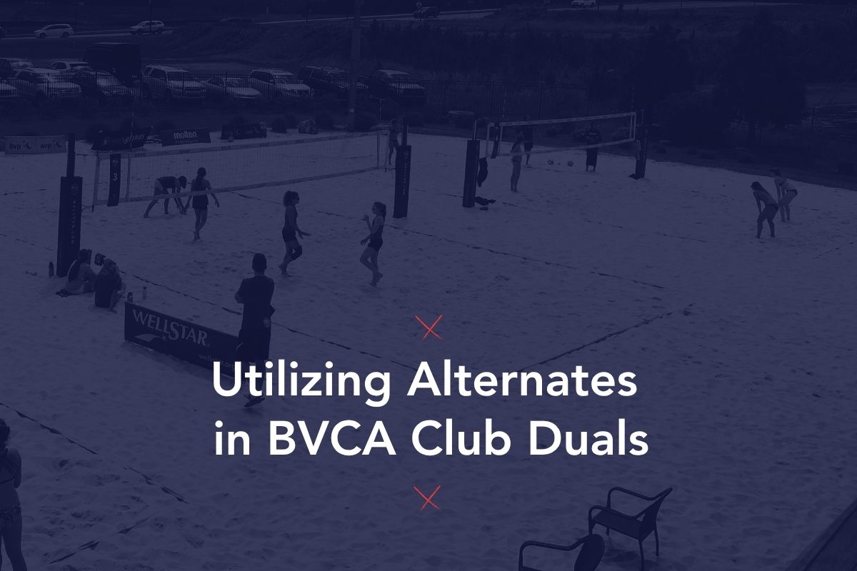 Solutions sur la plage : utilisation d’alternatives dans les BVCA Club Duals