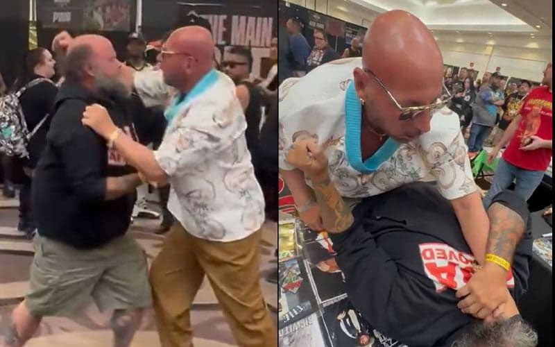 Un mauvais ouvrier du bâtiment dit que Vito ne l'a pas vraiment frappé dans le clip viral de la WrestleCon