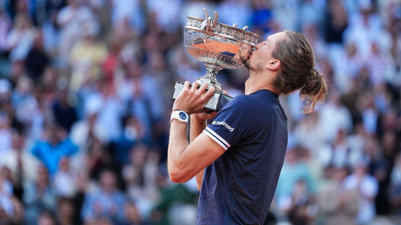 Vainqueurs de Roland Garros : Champions en simple messieurs et dames